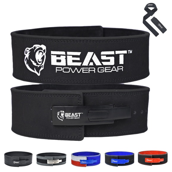 Beast Power Gear Accessories Weight Lifting Belt With Lever Buckle